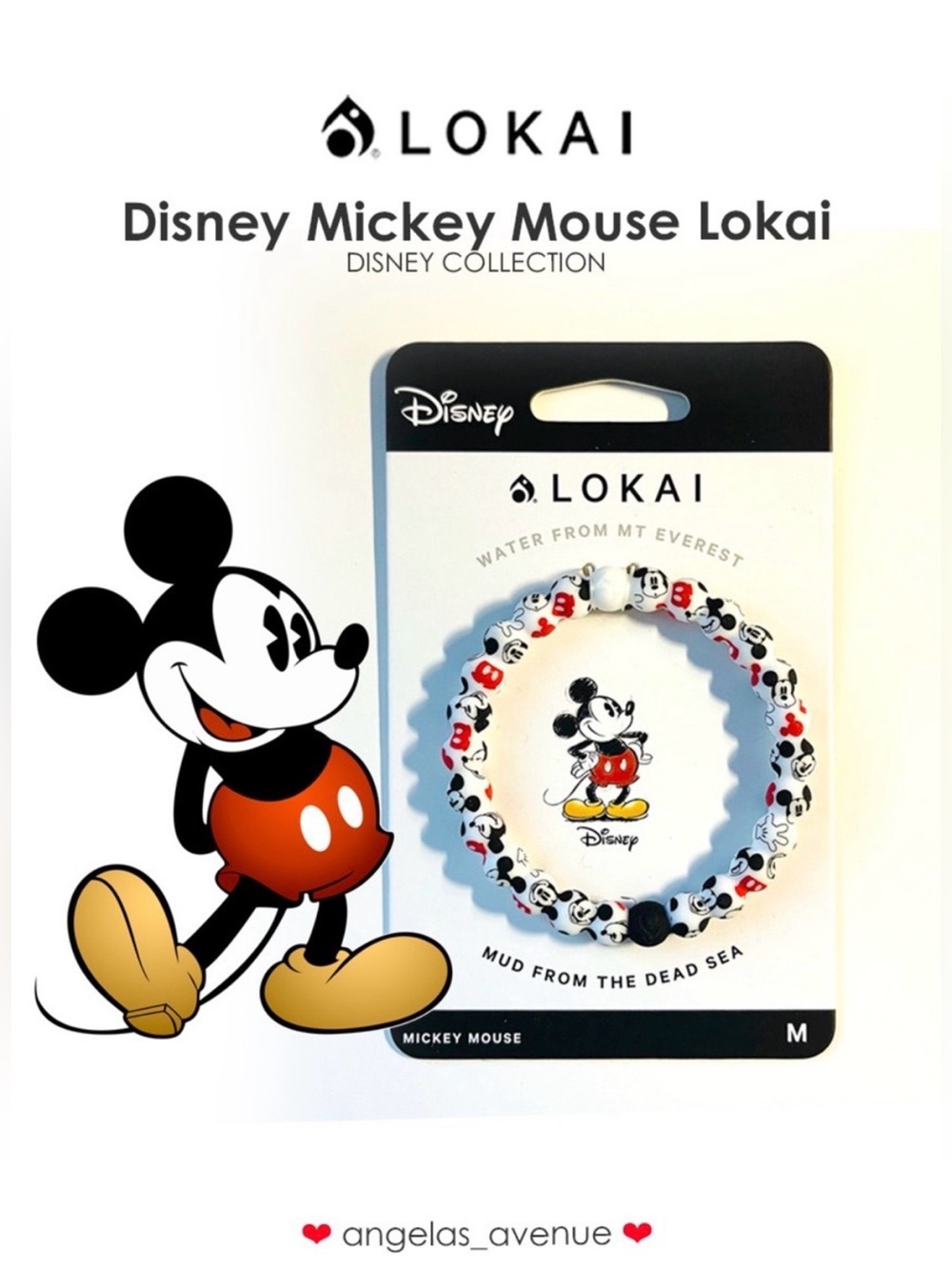 LOKAI Disney Mickey Mouse Lokai DISNEY COLLECTION NEW